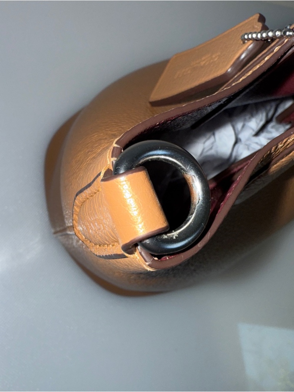 Coach Hanna Bucket Bag Saddle Brown - Picture 10 of 14